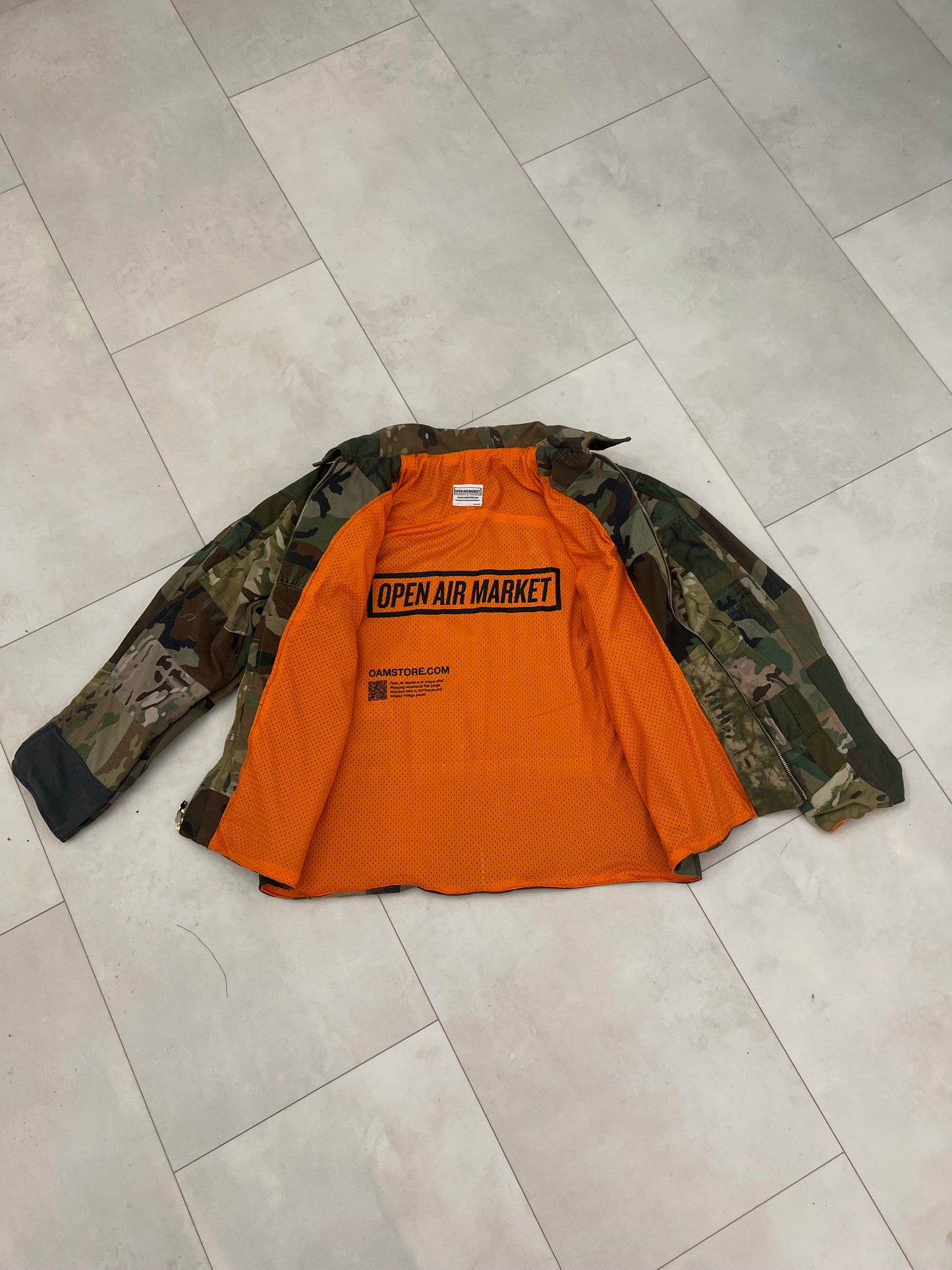 Upcycled patchwork Work Jacket