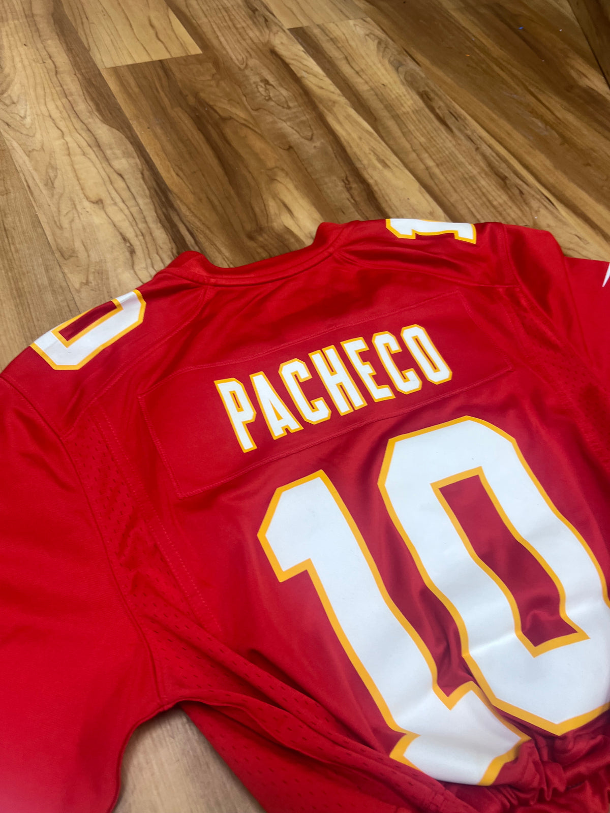 Upcyled Cropped Kansas City Chiefs jersey size Medium (adult)