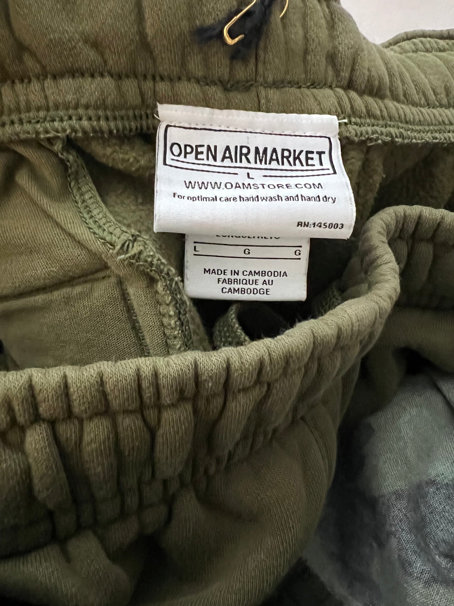 50/50 camo jogger size Large