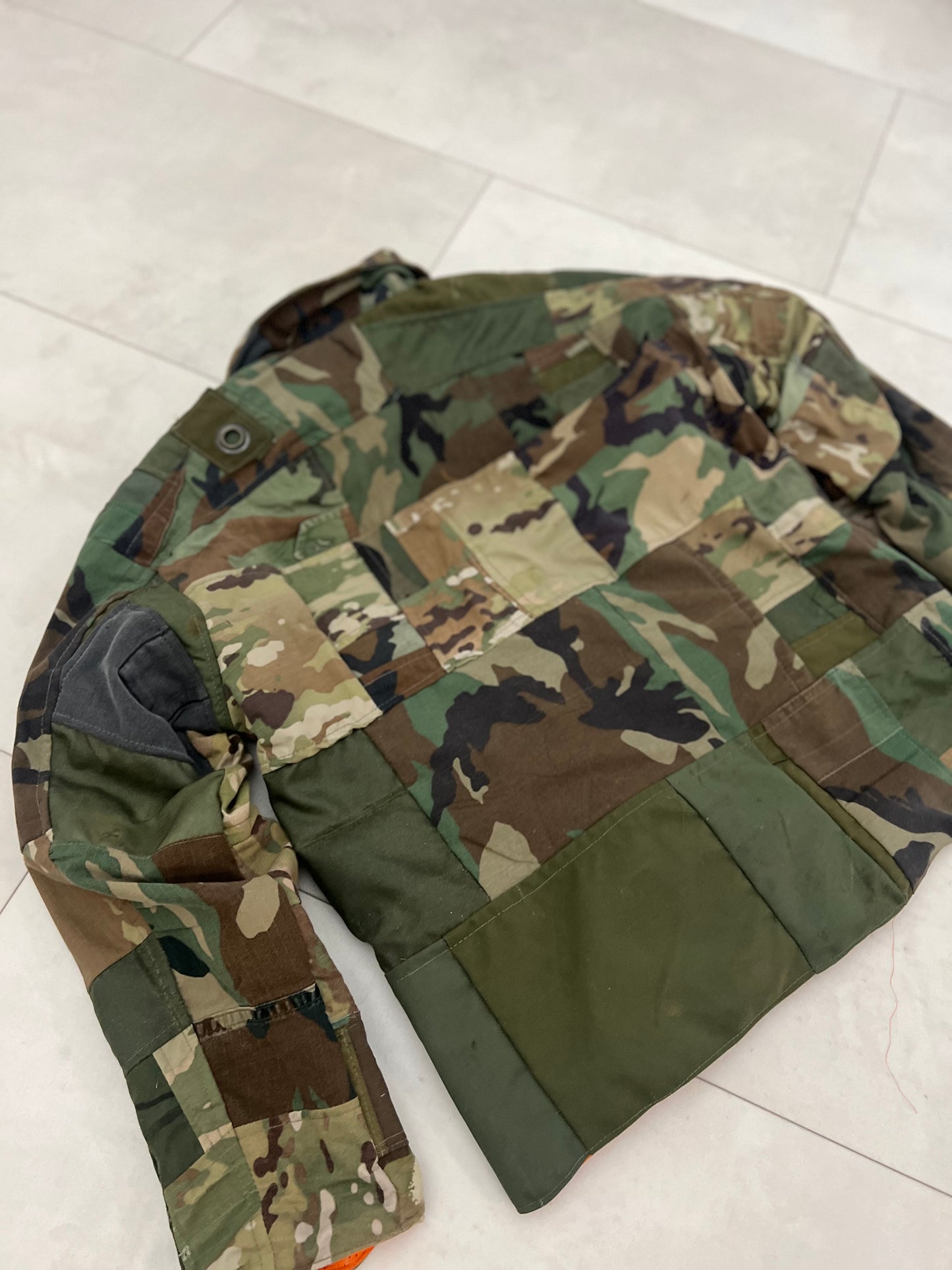 Upcycled patchwork Work Jacket