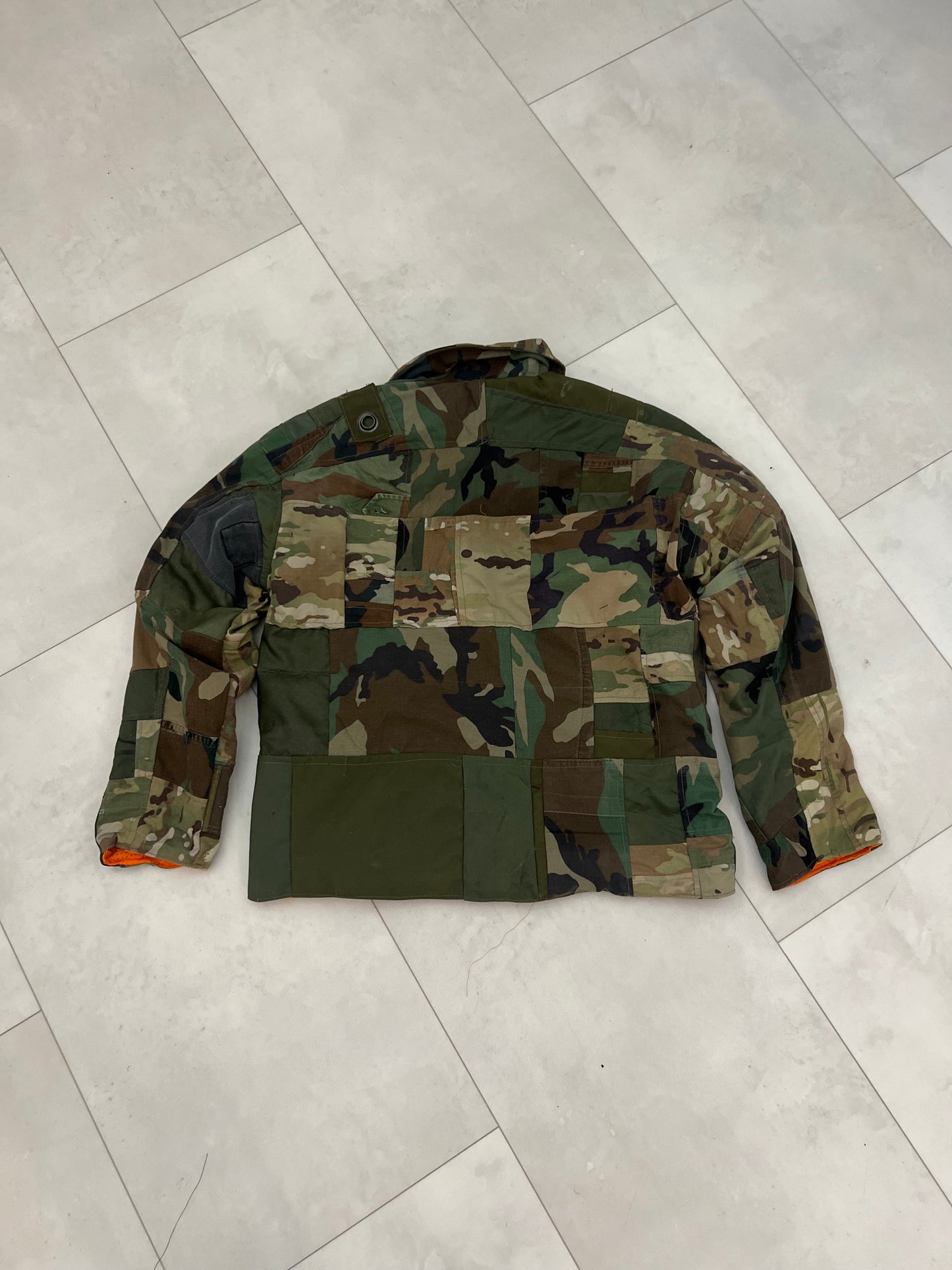 Upcycled patchwork Work Jacket