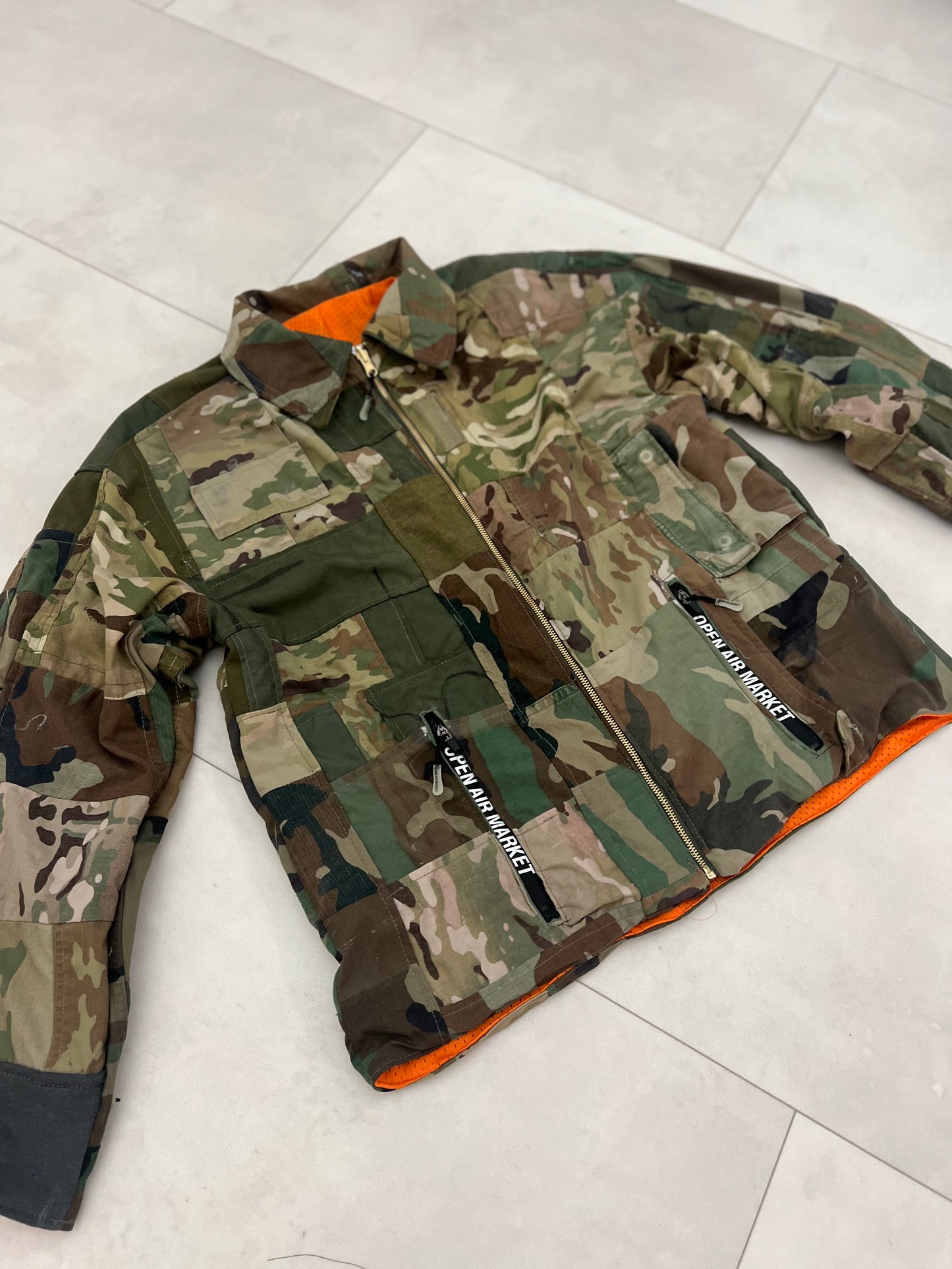 Upcycled patchwork Work Jacket