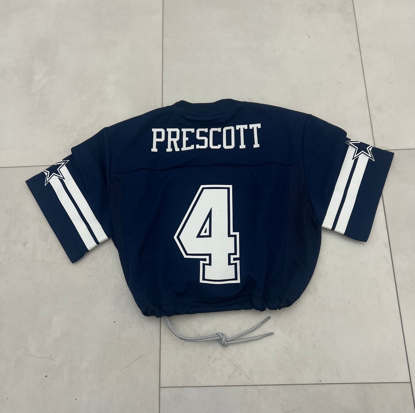 Cropped Dallas Cowboy Dak Prescott jersey size Youth Large/woman Small