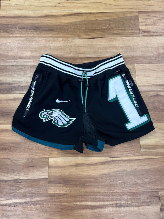 Upcyled Philadelphia Eagles jersey shorts size women medium