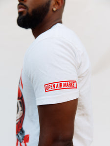 OAM “ Road Rash” T-shirt in White