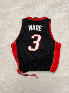 Cropped Miami Heat Dwayne Wade Jersey Medium