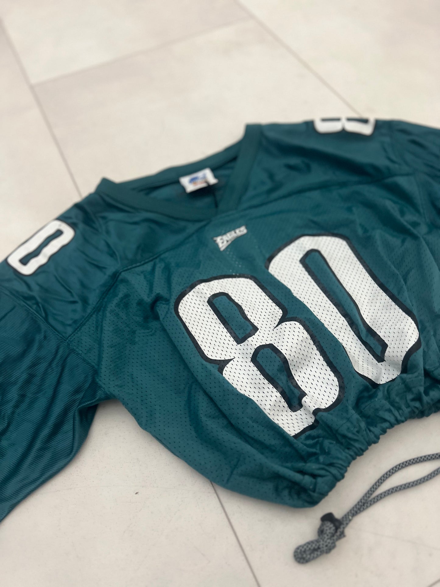 Cropped Philadelphia Eagles jersey size youth XL women Medium