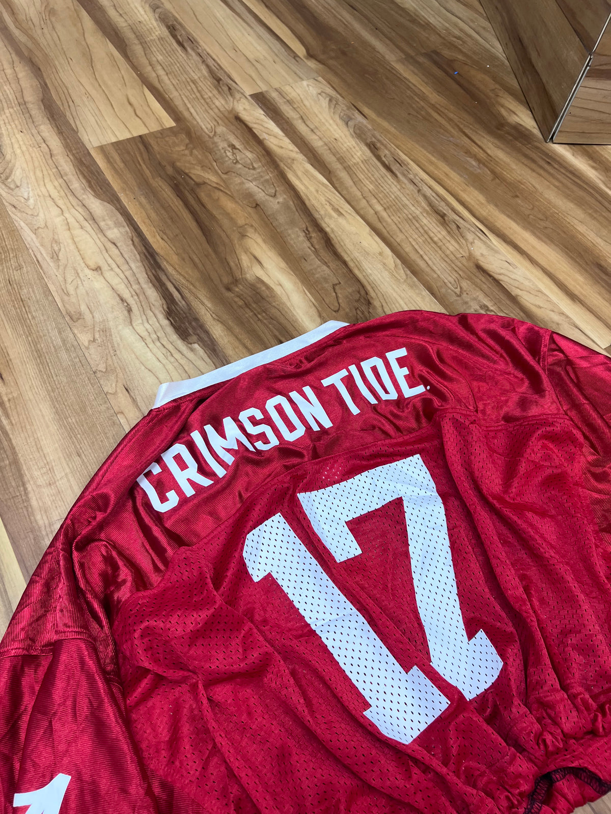 Upcyled Cropped Alabama crimson tide jersey size XXL