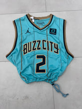 Load image into Gallery viewer, Upcycled Charlotte Hornets “Buzz City” Lamelo Ball jersey size Large