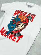 Load image into Gallery viewer, OAM “ Road Rash” T-shirt in White