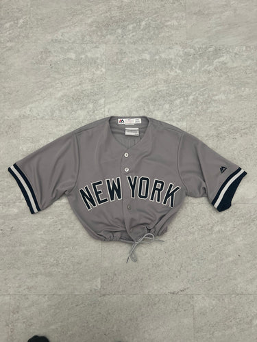 Up-cycled Cropped New York Yankee Aaron Judge Jersey