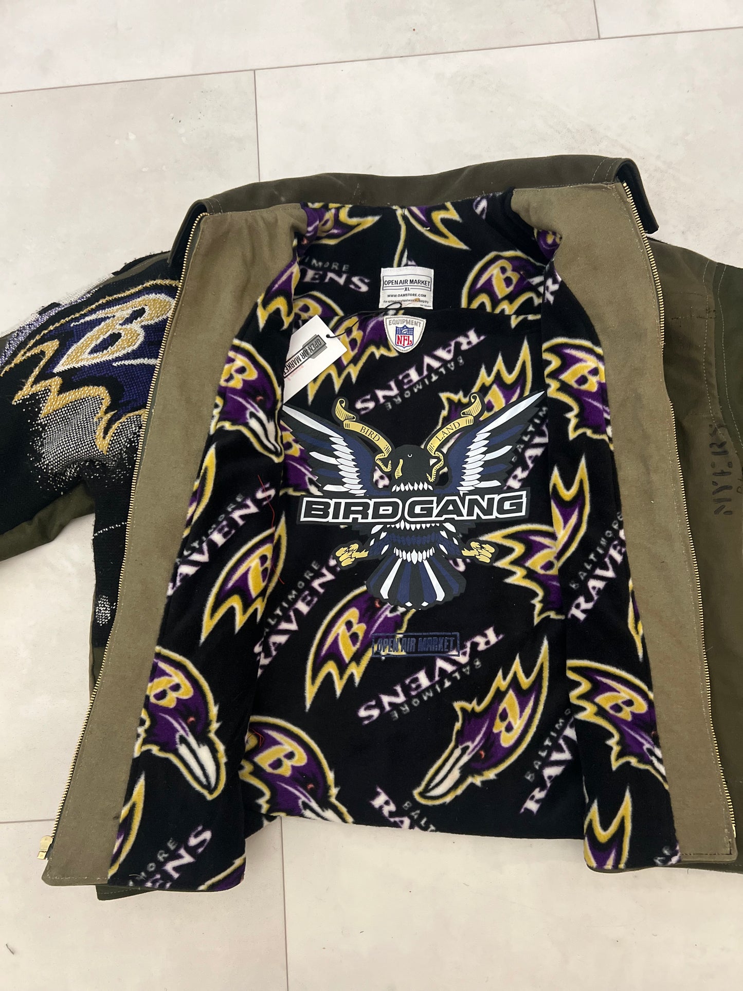 Ravens Upcyled work coat size XL