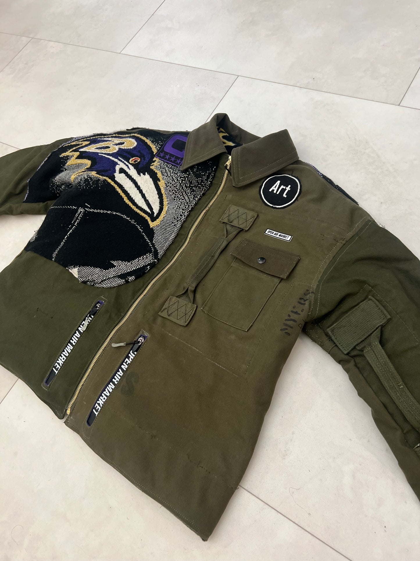 Ravens Upcyled work coat size XL