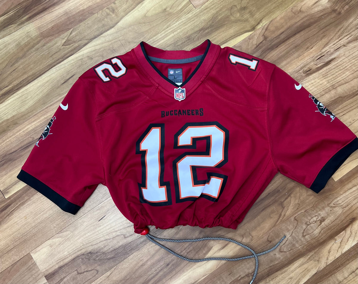 Upcyled Cropped Tom Brady Tampa Bay woman Small