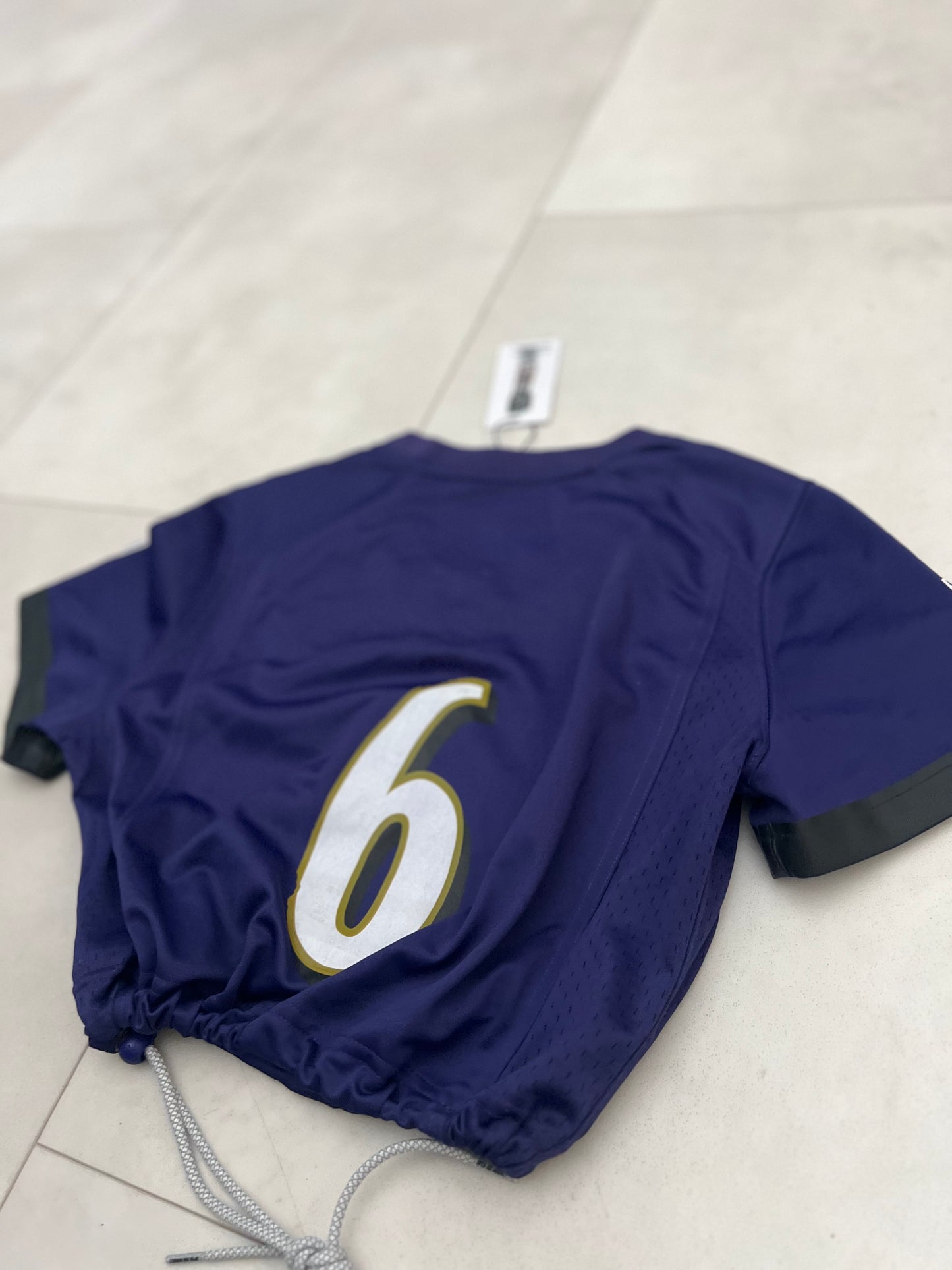 Cropped Baltimore Ravens jersey size youth Large/Women Small