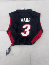 Load image into Gallery viewer, Upcycled Cropped Miami Heat Dwayne Wade Jersey size Small