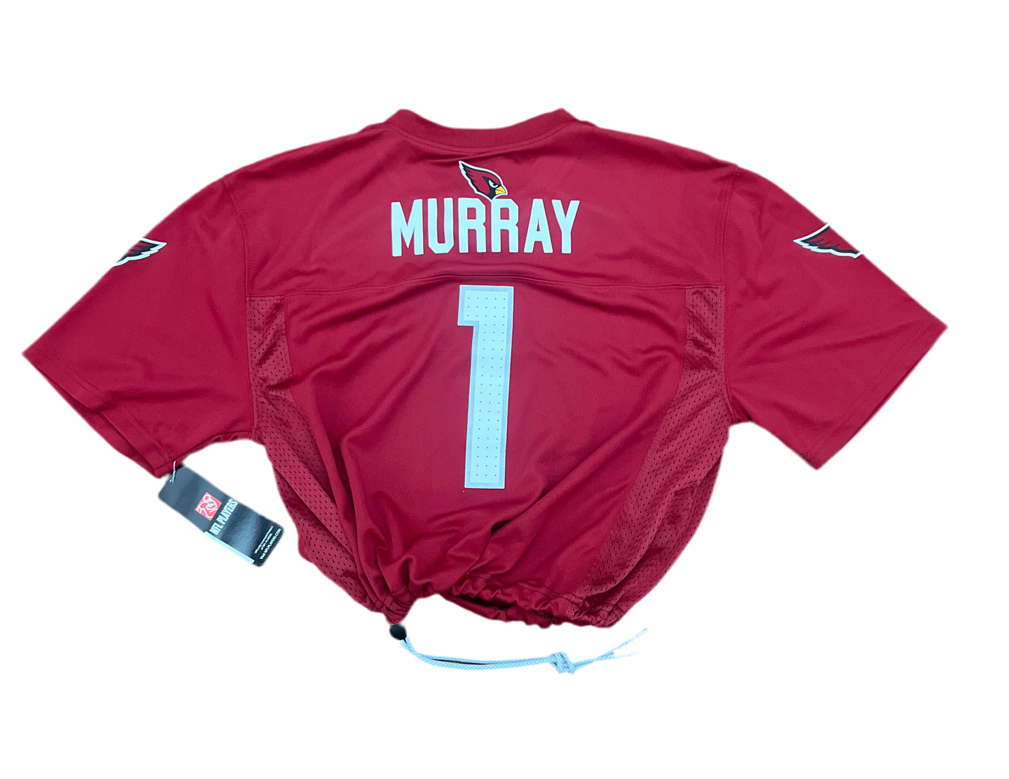 Up-cycled Cropped Arizona Cardinals Kyler Murray jersey size Medium.