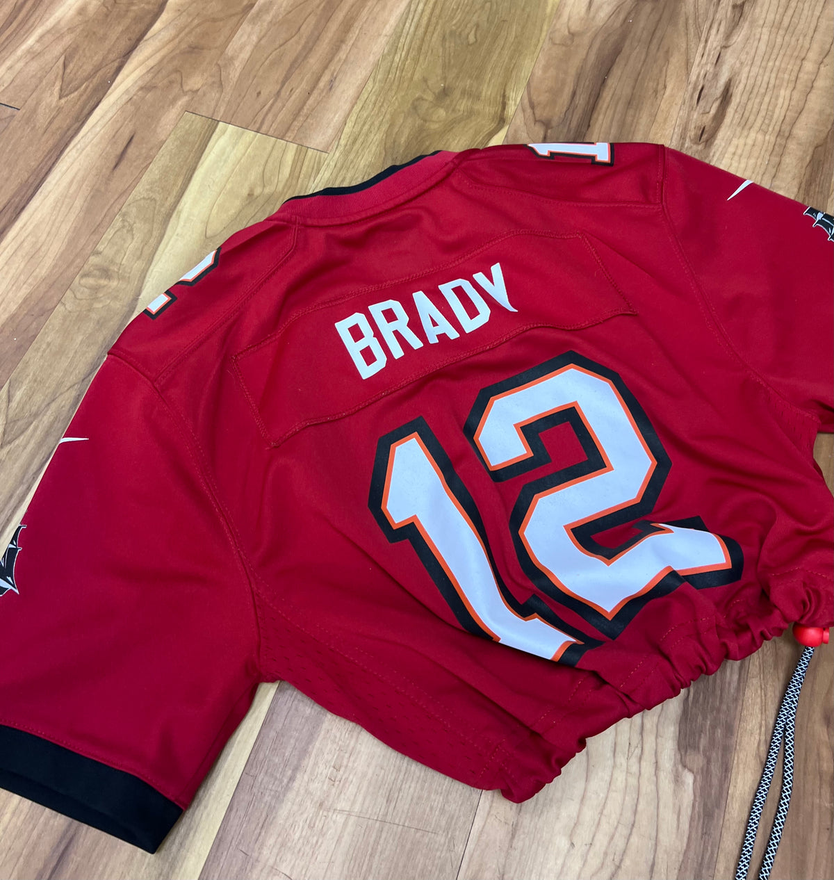 Upcyled Cropped Tom Brady Tampa Bay woman Small