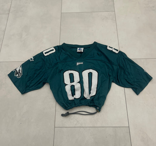 Cropped Philadelphia Eagles jersey size youth XL women Medium