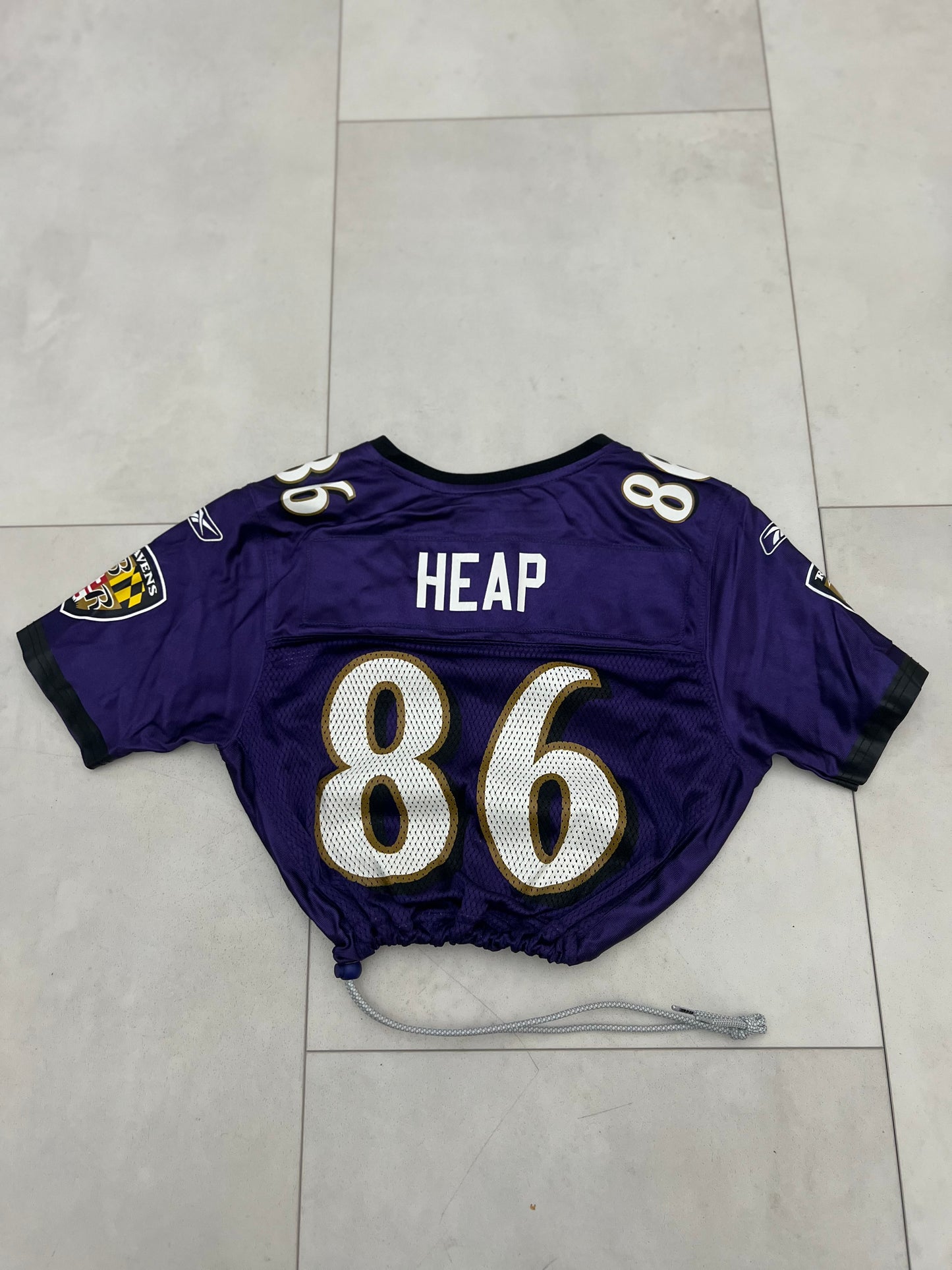 Cropped Baltimore Ravens Heap jersey youth medium /Woman extra Small