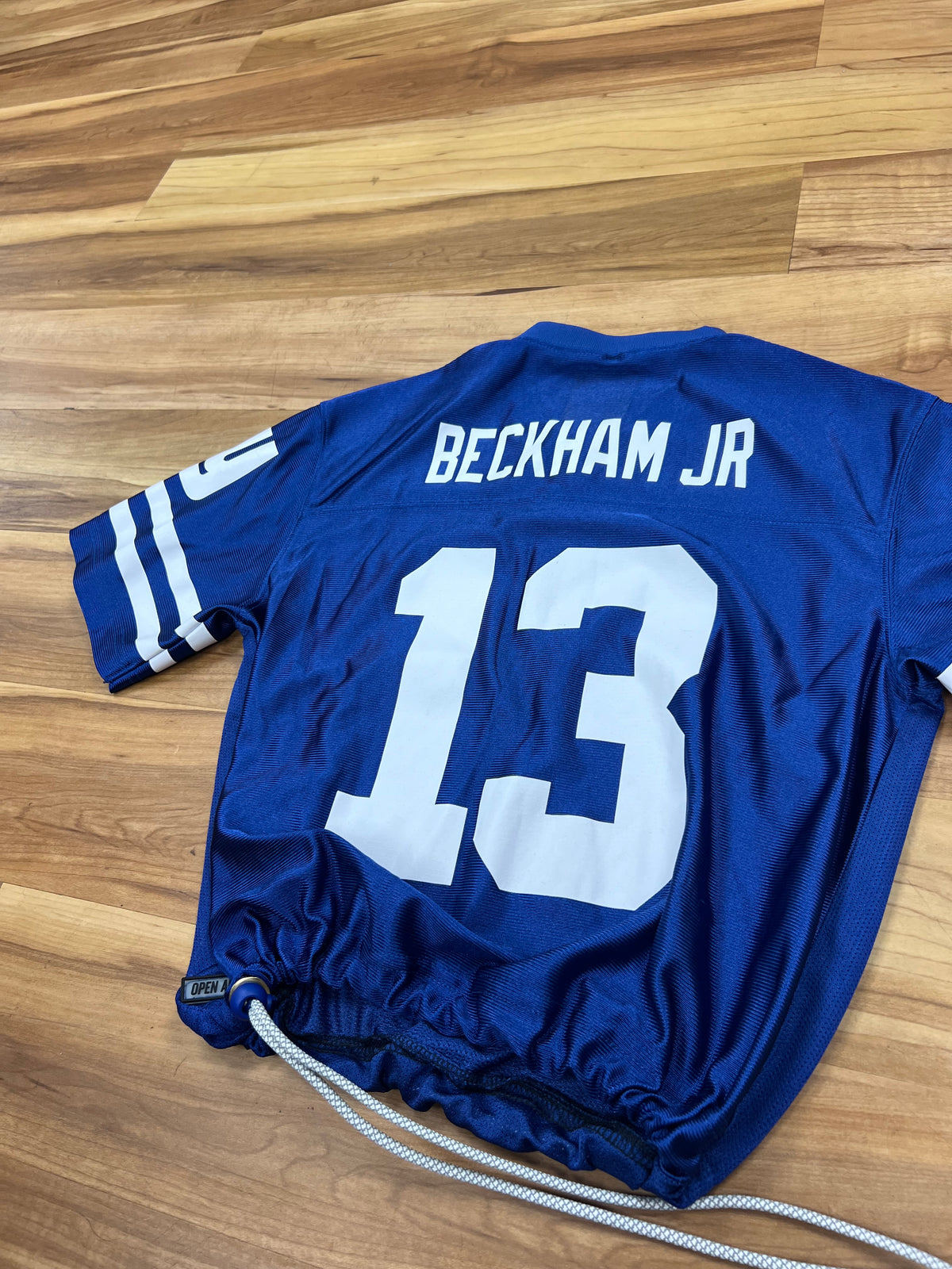 Upcyled Cropped New York Giants OBJ jersey women size medium