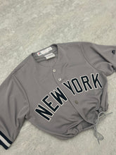 Load image into Gallery viewer, Up-cycled Cropped New York Yankee Aaron Judge Jersey