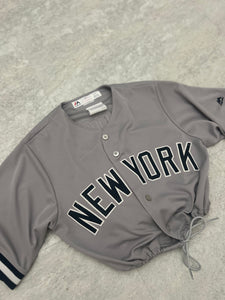 Up-cycled Cropped New York Yankee Aaron Judge Jersey