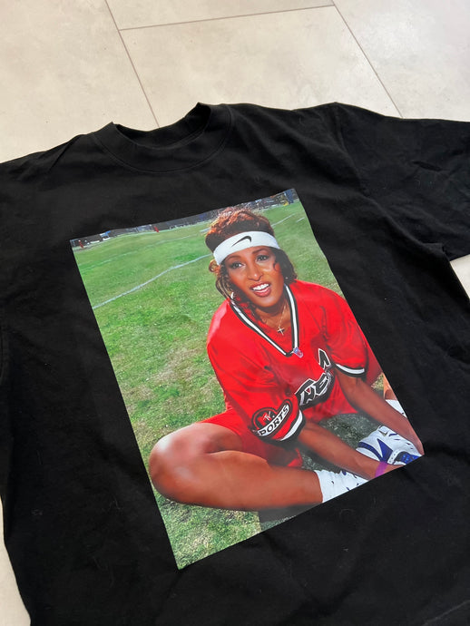 “Pam” Rock and Jock Tee Black