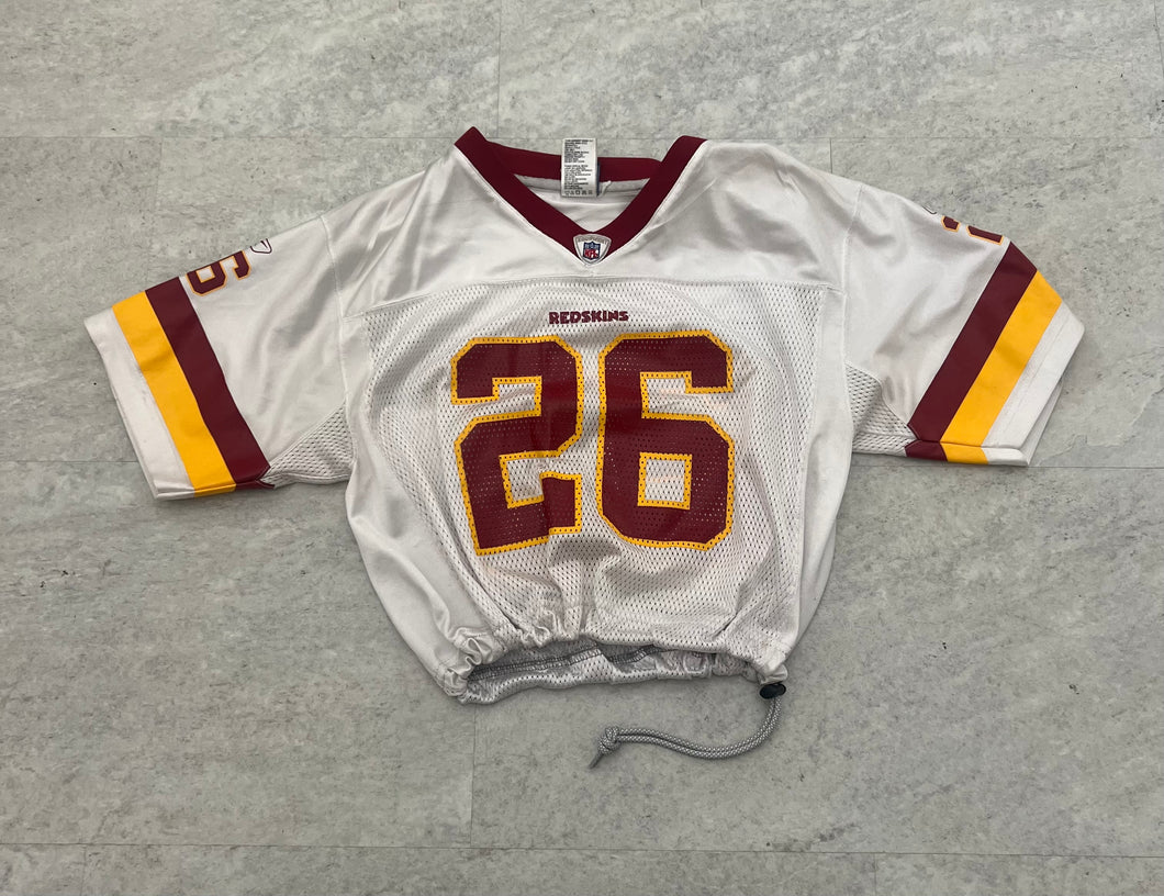 Up-cycled Cropped Washington redskins jersey size Medium