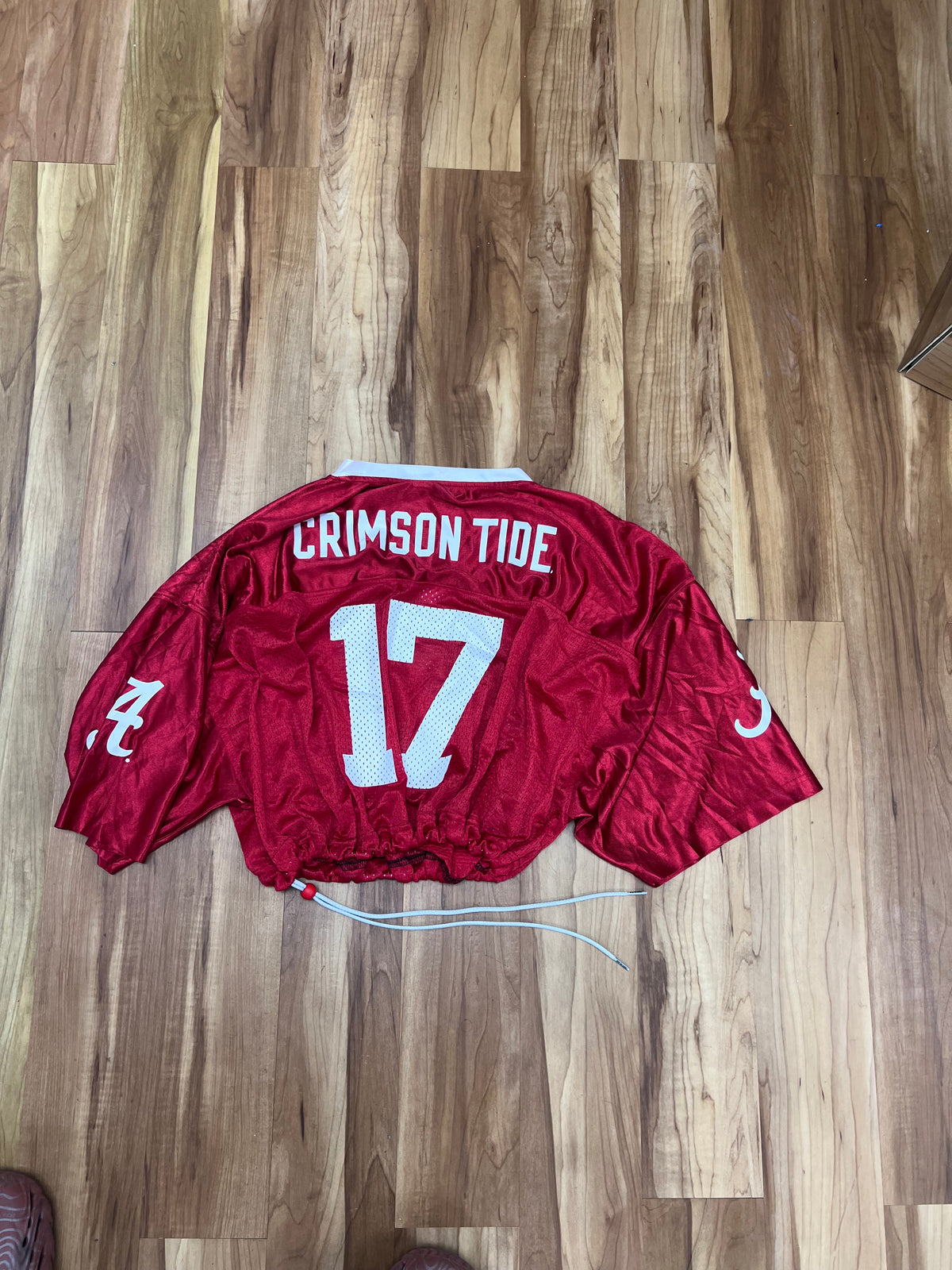 Upcyled Cropped Alabama crimson tide jersey size XXL