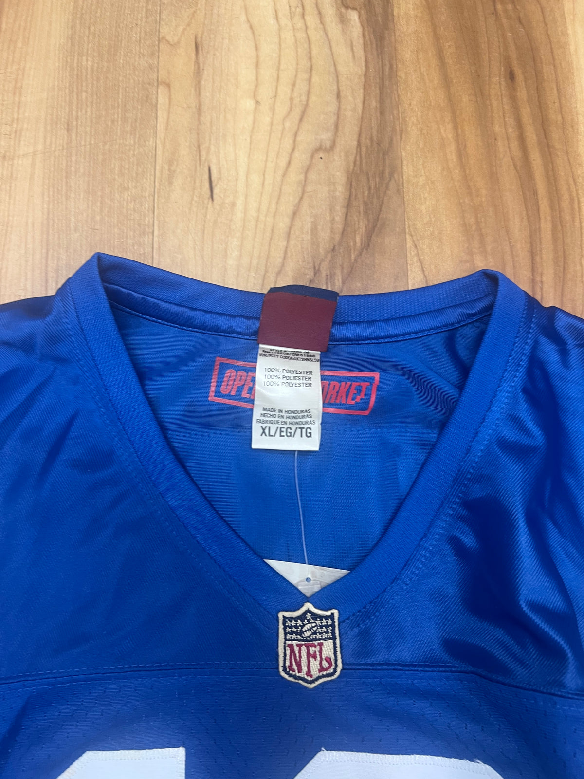 Upcyled Cropped Johnny Unitas Indianapolis Colts jersey size Large