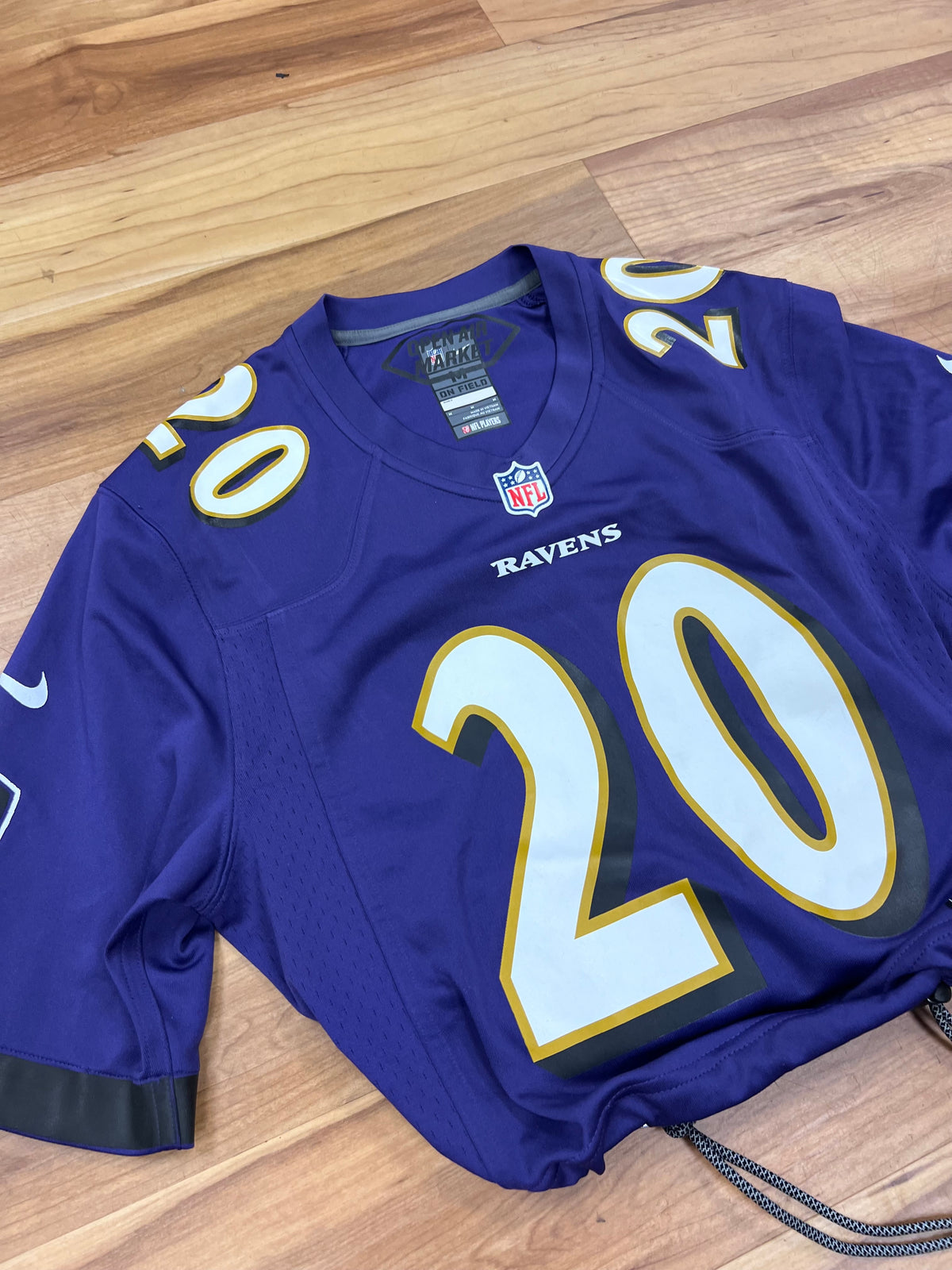 Upcyled Baltimore Ravens Ed Reed jersey size adult medium