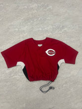 Load image into Gallery viewer, Upcyled Cropped Cincinnati Reds Ken Griffey Jr jersey size Medium