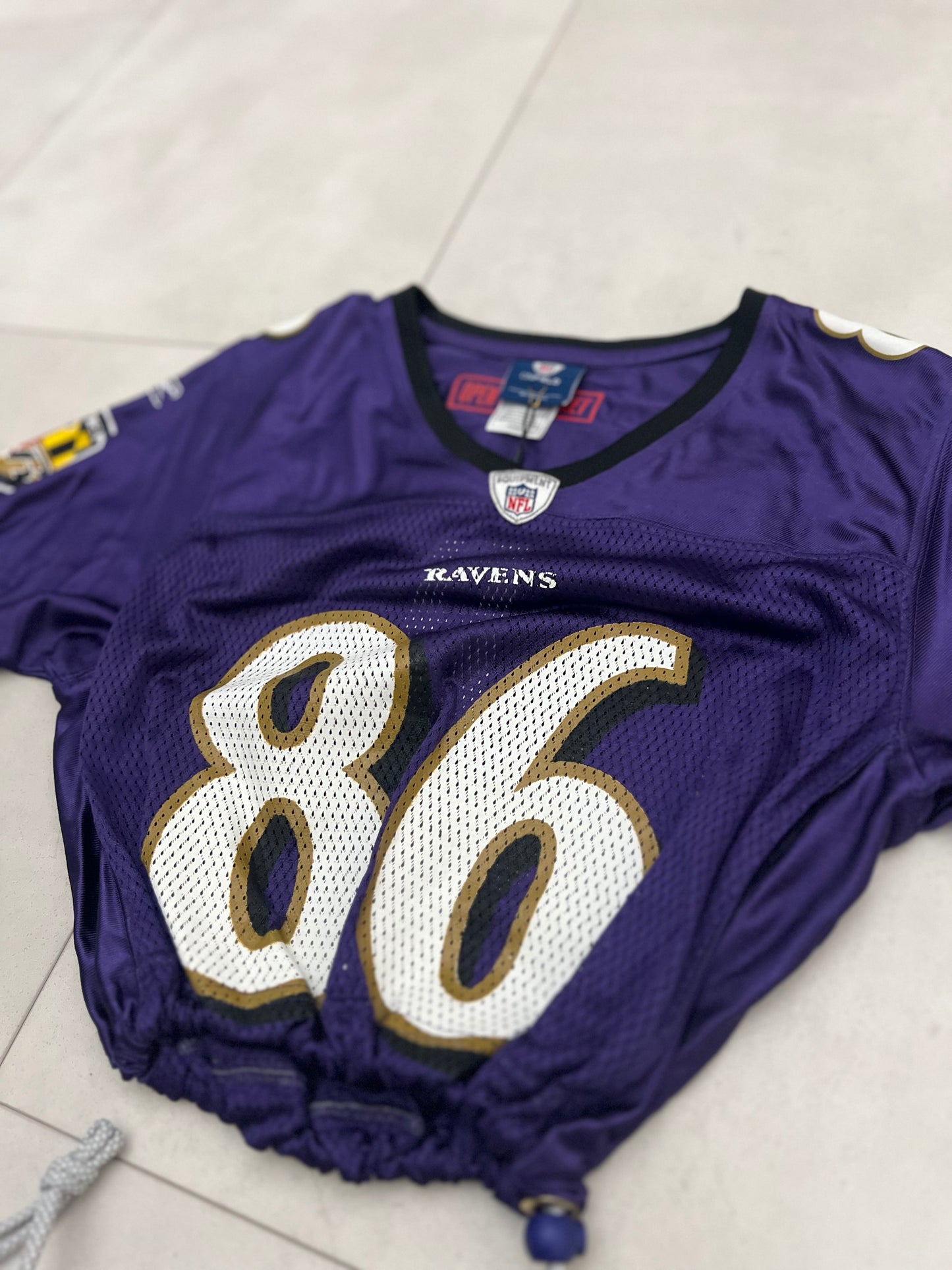 Cropped Baltimore Ravens Heap jersey youth medium /Woman extra Small
