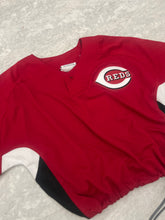 Load image into Gallery viewer, Upcyled Cropped Cincinnati Reds Ken Griffey Jr jersey size Medium