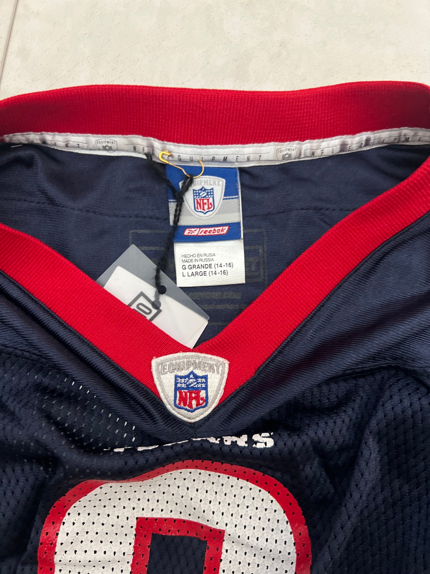 Cropped Houston Texans Jersey youth Large/Woman Small