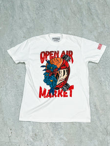 OAM “ Road Rash” T-shirt in White