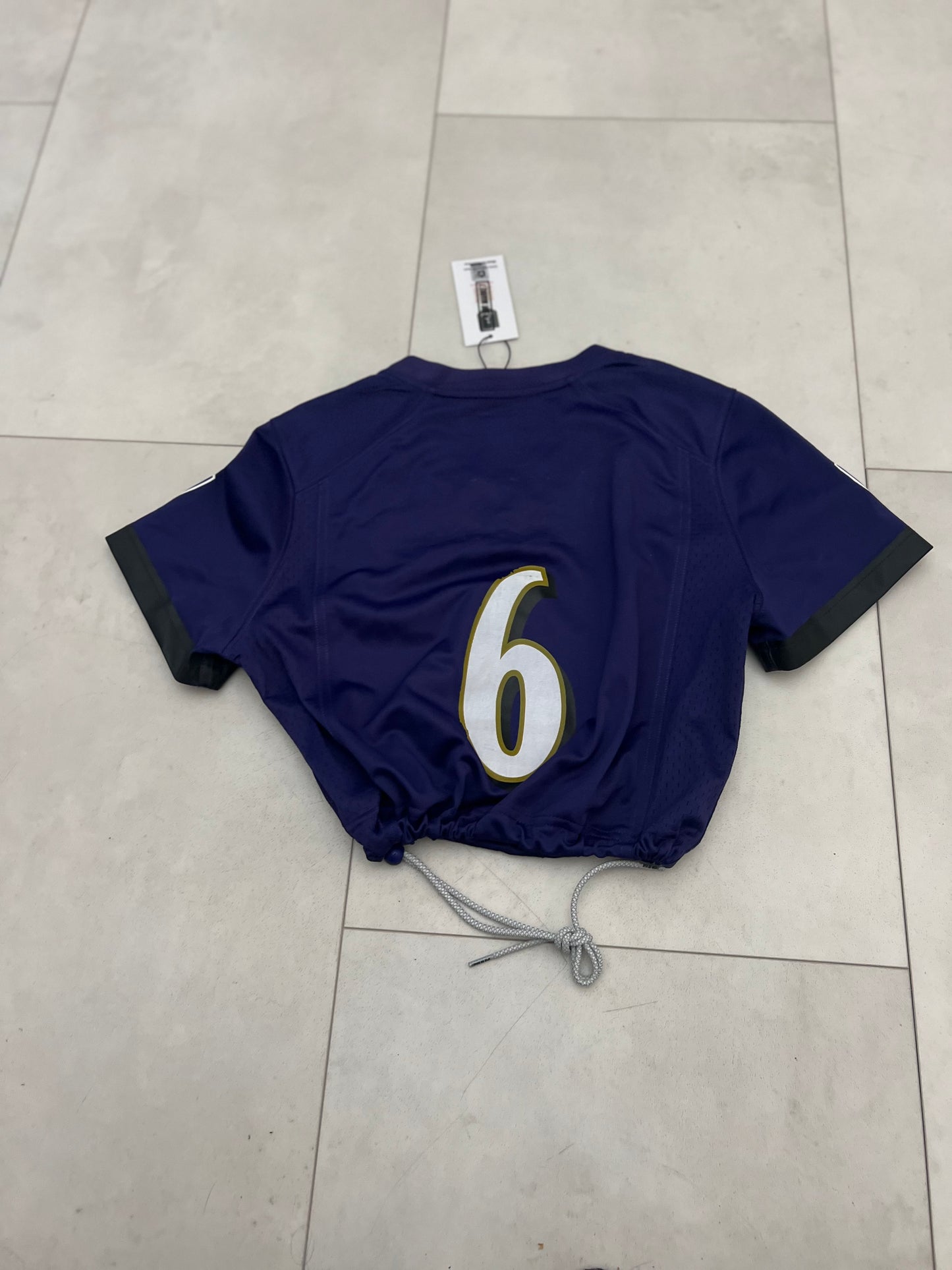Cropped Baltimore Ravens jersey size youth Large/Women Small