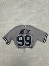 Load image into Gallery viewer, Up-cycled Cropped New York Yankee Aaron Judge Jersey