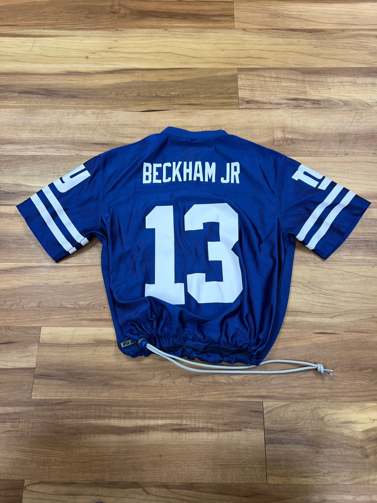 Upcyled Cropped New York Giants OBJ jersey women size medium