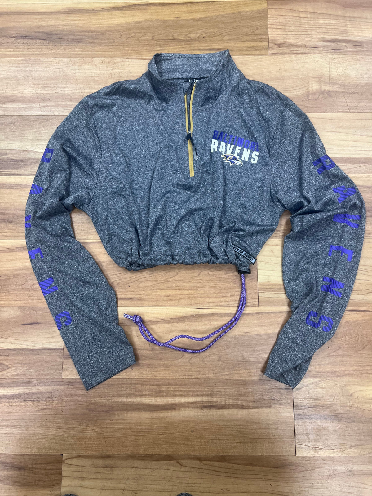 Baltimore Ravens active quarter zip pullover size Medium
