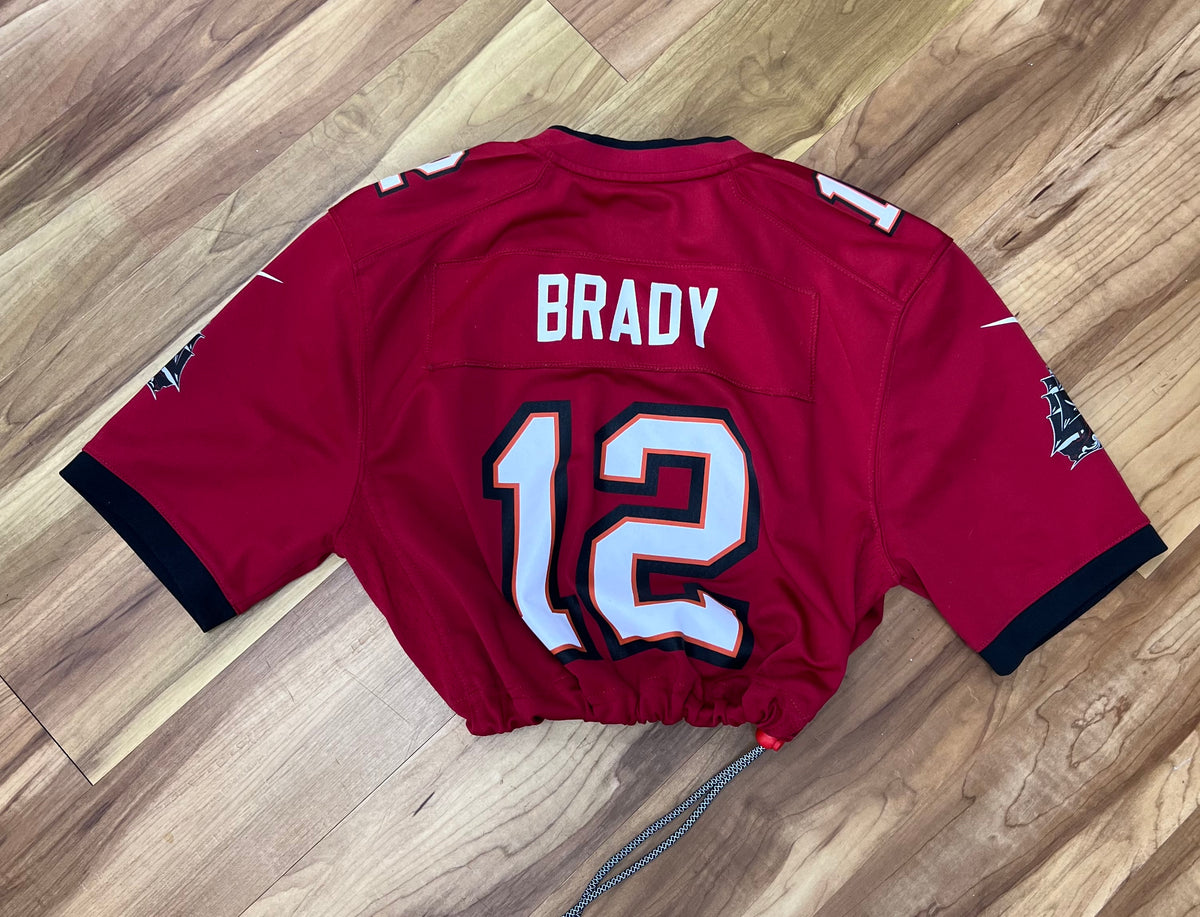 Upcyled Cropped Tom Brady Tampa Bay woman Small