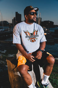 Bird gang T-shirt in Gray