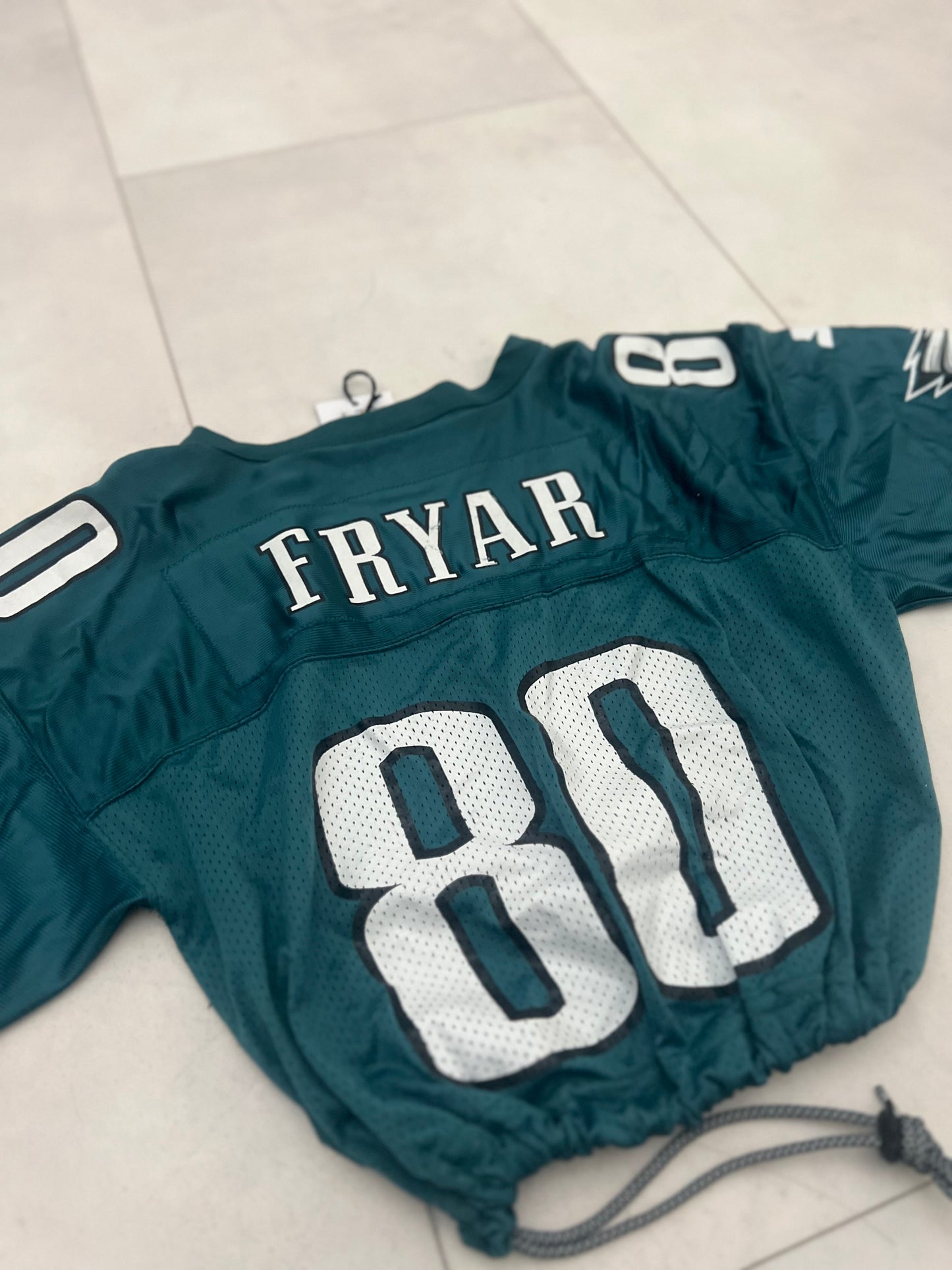 Cropped Philadelphia Eagles jersey size youth XL women Medium