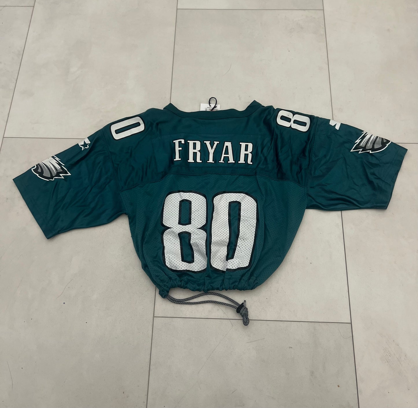 Cropped Philadelphia Eagles jersey size youth XL women Medium
