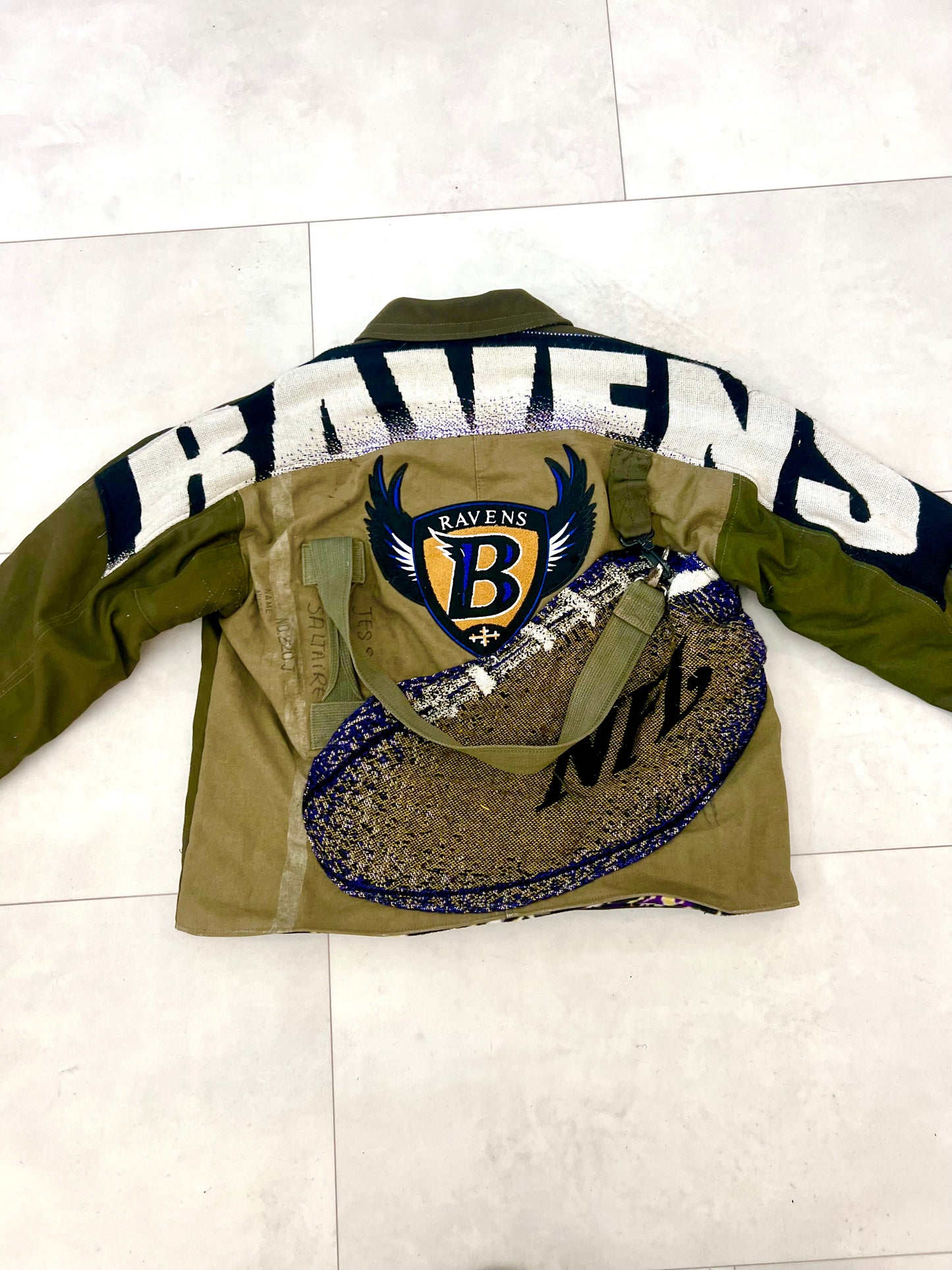 Ravens Upcyled work coat size XL