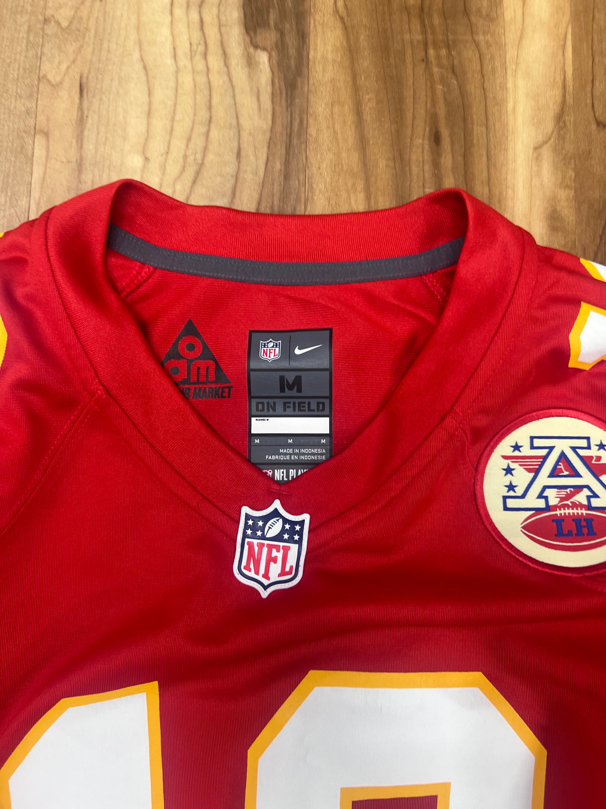 Upcyled Cropped Kansas City Chiefs jersey size Medium (adult)