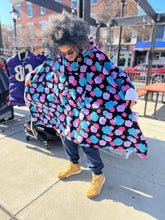 Load image into Gallery viewer, Oversized Sherpa fleece Poncho o/s