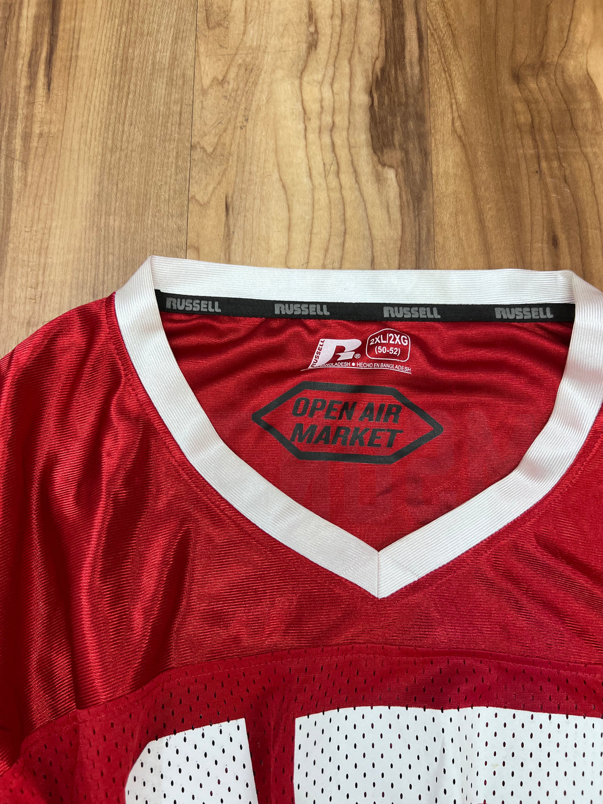 Upcyled Cropped Alabama crimson tide jersey size XXL