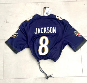 Cropped Nike Baltimore Ravens Lamar Jackson jersey